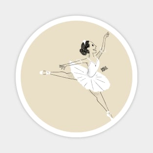 Ballet Dancer Magnet